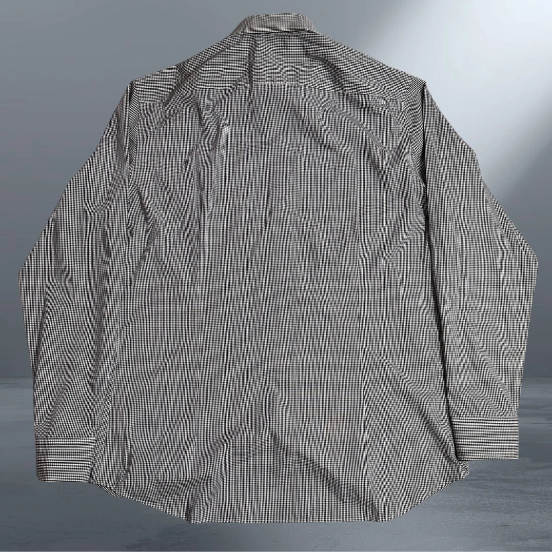 Seidensticker Micro Check Shaped Fit Shirt for Men |chest 23