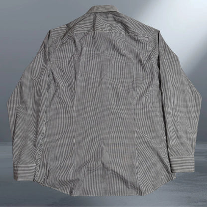 Seidensticker Micro Check Shaped Fit Shirt for Men |chest 23