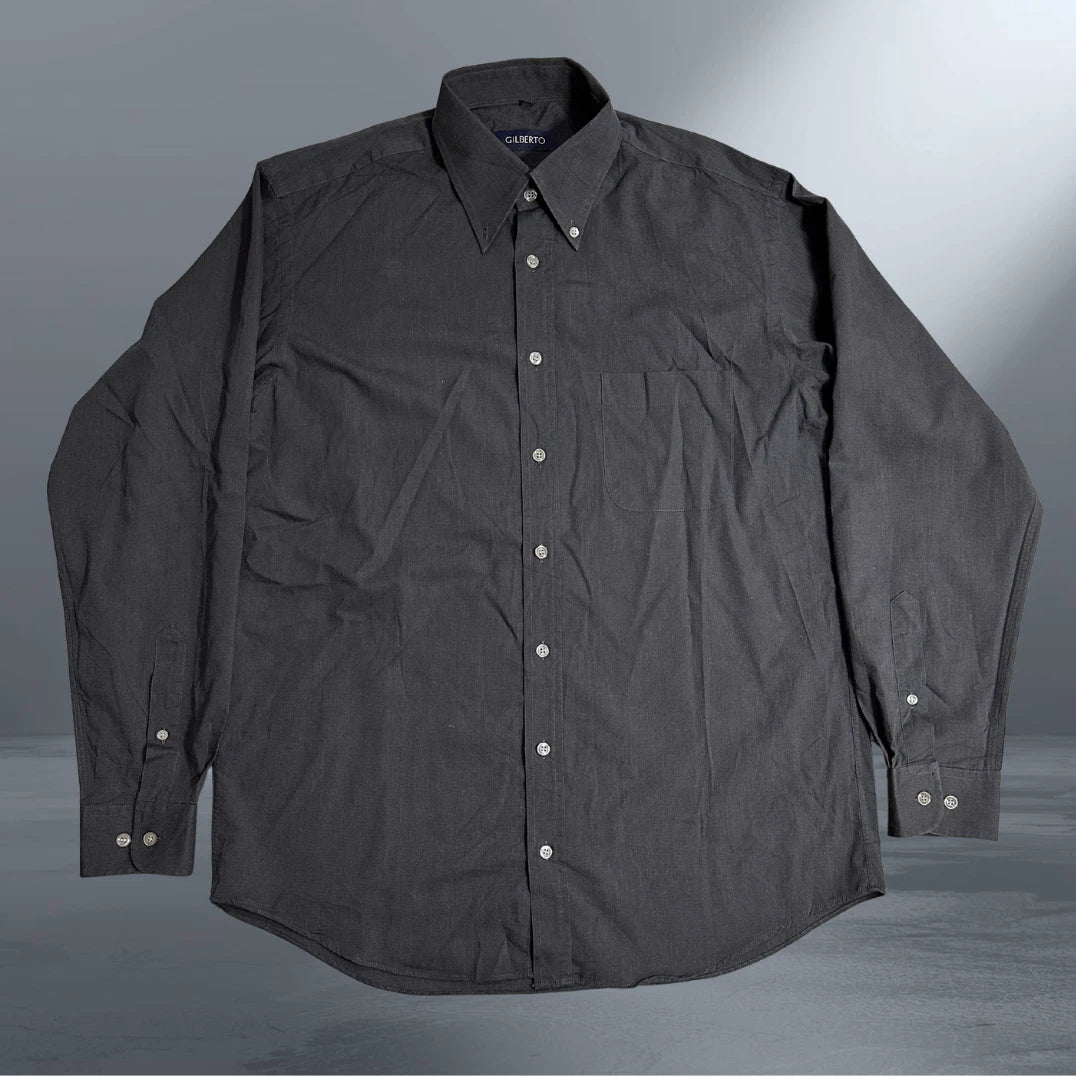 Gilberto Classic Charcoal Formal Shirt for Men| chest 23