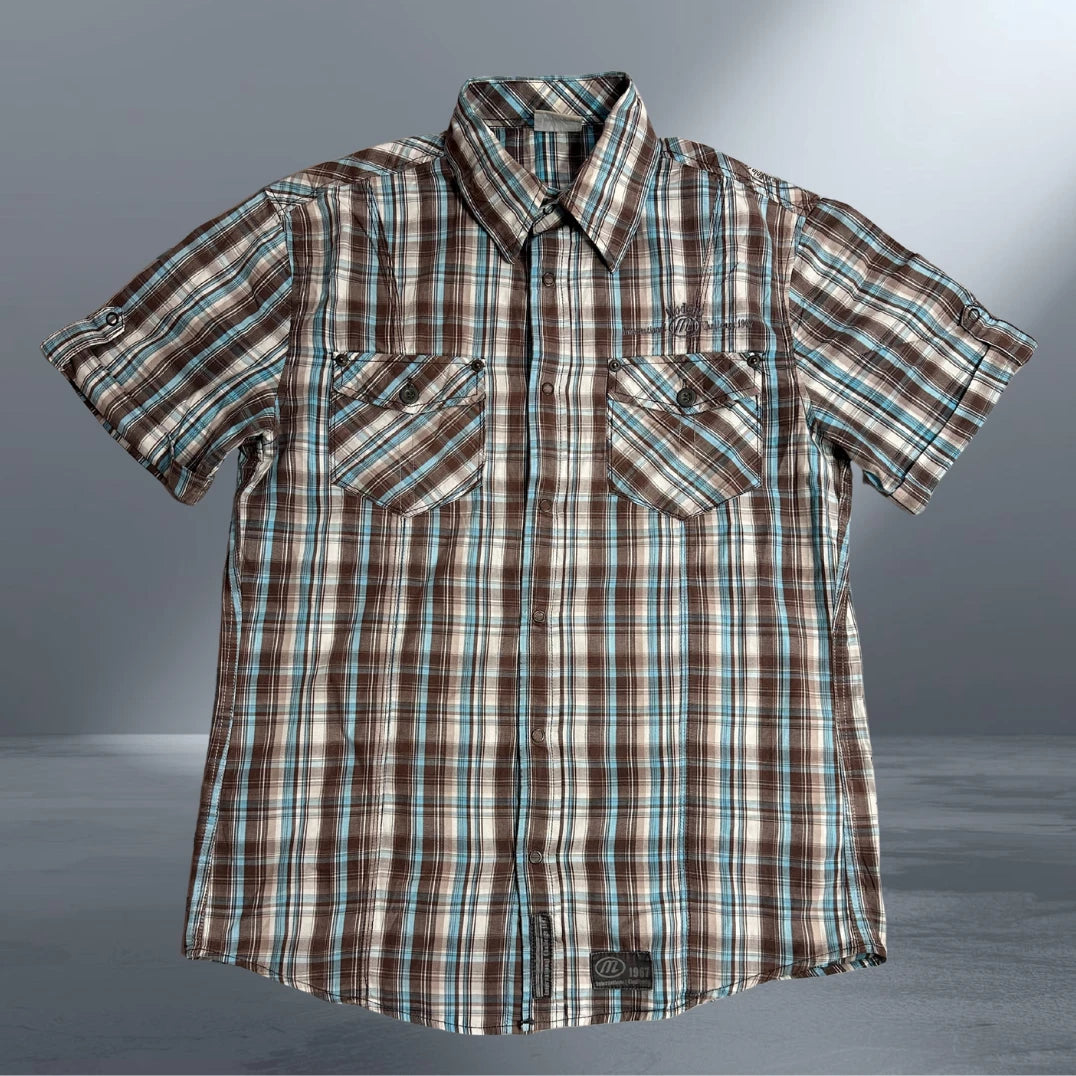 Southern Menswear Casual Check Shirt for Men|chest 22