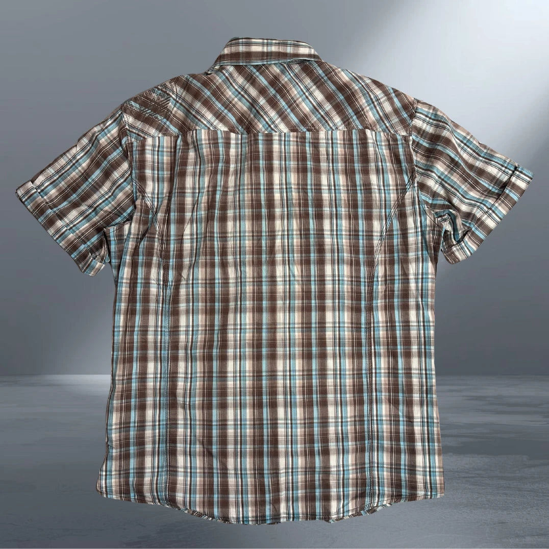 Southern Menswear Casual Check Shirt for Men|chest 22
