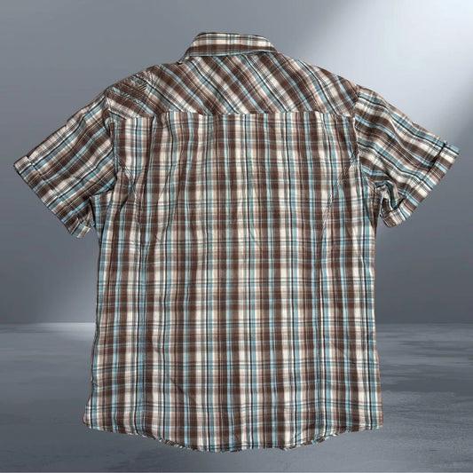 Southern Menswear Casual Check Shirt for Men|chest 22