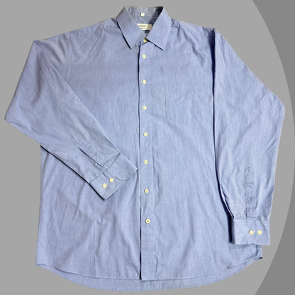 CANADA ® Light blue solid formal shirt with a clean classic look |CHEST 24