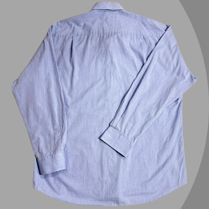 CANADA ® Light blue solid formal shirt with a clean classic look |CHEST 24