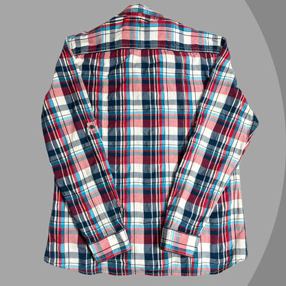 S. OLIVER® Bold multicolor checkered full sleeve shirt with a rugged urban vibe|CHEST 24