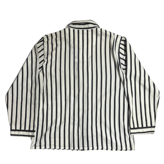 ROVER & LAKES Men’s Long Sleeve Vertical Stripe Button Down Shirt 👔🖤|CHEST 23