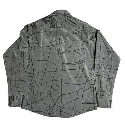 C Brand Men’s Long Sleeve Abstract Pattern Button Down Shirt 👔|CHEST 21