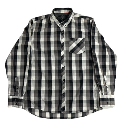 SMOG Men’s Slim Fit Checkered Button Down Shirt 👔|CHEST22