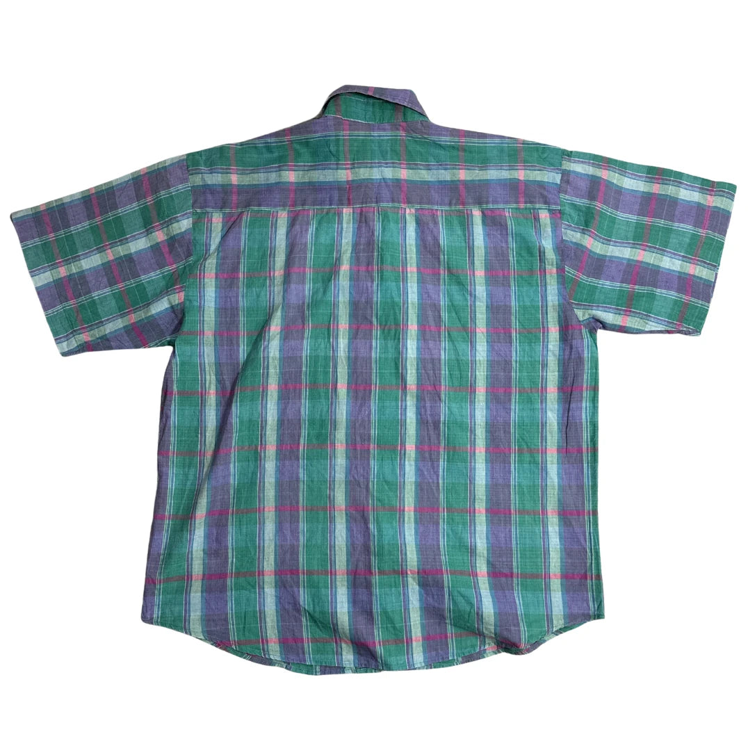 TC Company Men’s Multicolor Checkered Short Sleeve Shirt 👕|CHEST 24
