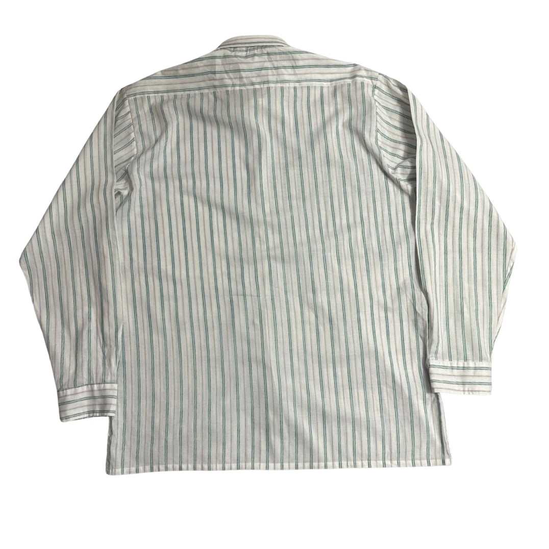 The In Shirt Green Stripe Classic Button-Down Shirt 👔
