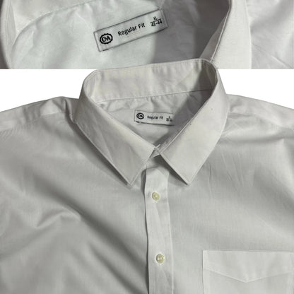 C&A Classic White Regular Fit Button-Down Shirt 👔