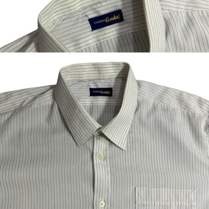 Creation London Fine Stripe Classic Button-Down Shirt 👔|CHEST 23