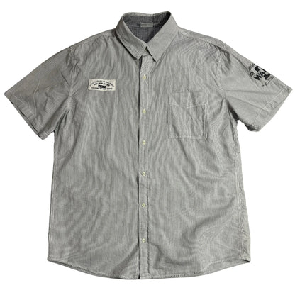 Southern Short Sleeve Pinstripe Casual Shirt 👕|CHEST23