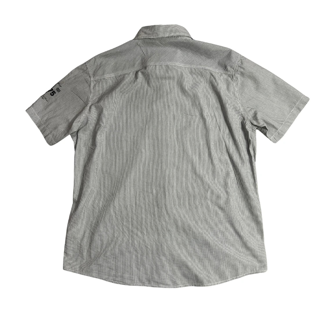 Southern Short Sleeve Pinstripe Casual Shirt 👕|CHEST23