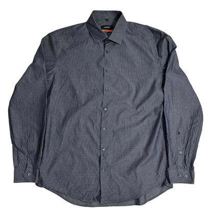 Seidensticker Slim Fit Micro-Pattern Grey Shirt 👔CHEST 21.5