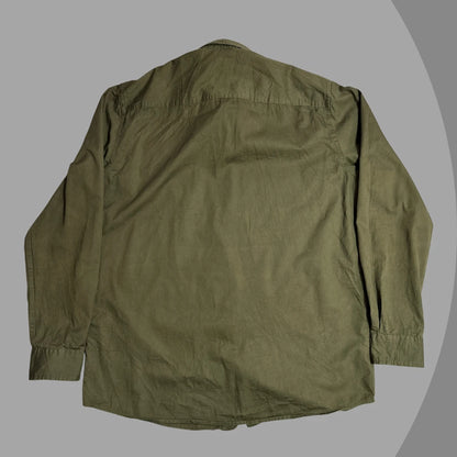 Watson’s Men’s Olive Green Utility Button-Down Shirt |CHEST 23