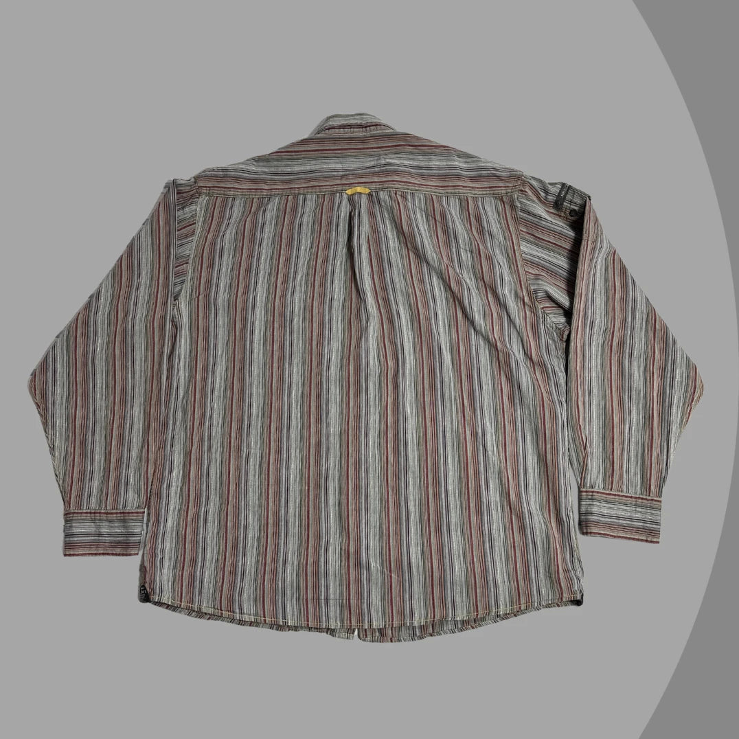 Engbers Men’s Multicolor Striped Adventure Button-Down Shirt|CHEST 26