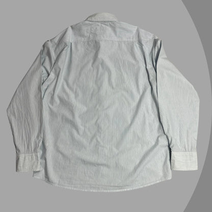 L.O.G.G Light Blue Pinstripe Button-Down Shirt 👔|CHEST 23