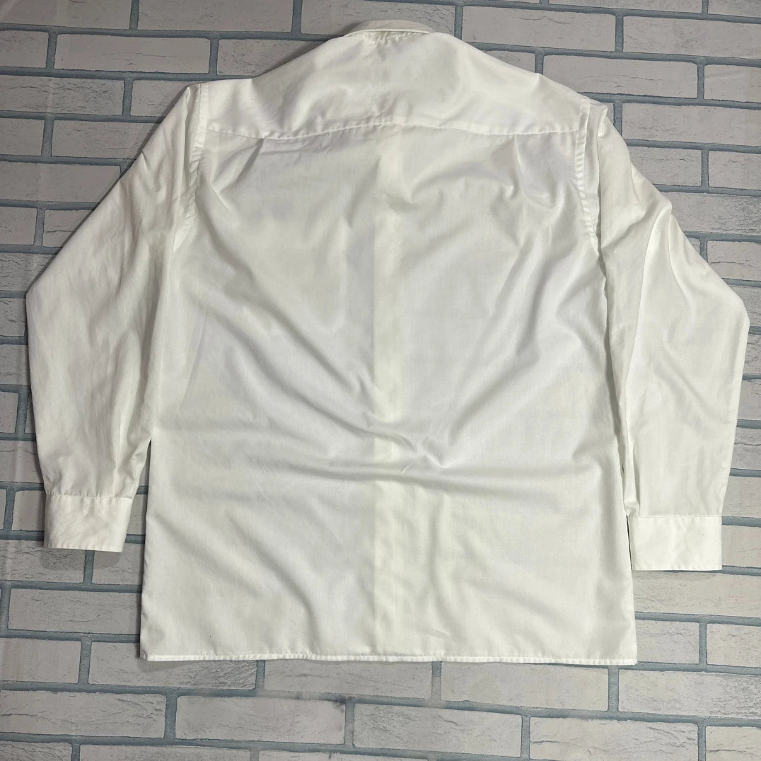 Jupiter Noblesse Classic White Button-Down Shirt 🤍👔|CHEST 23