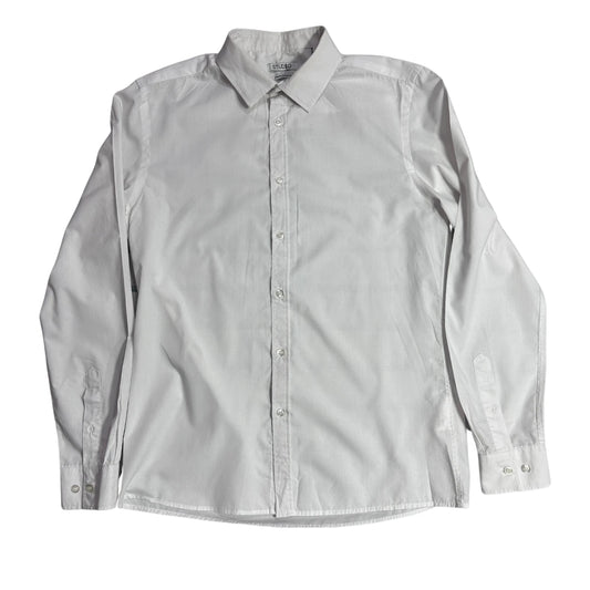 Classic White Button-Down Shirt – Studio Label (L)
