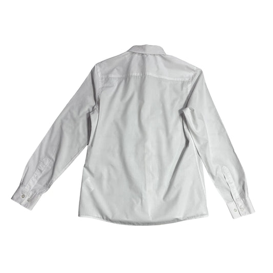 Classic White Button-Down Shirt – Studio Label (L)