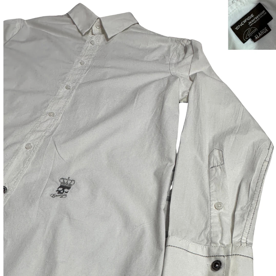 Classic Light Beige Button-Down Shirt – Energie Jeans Session ®