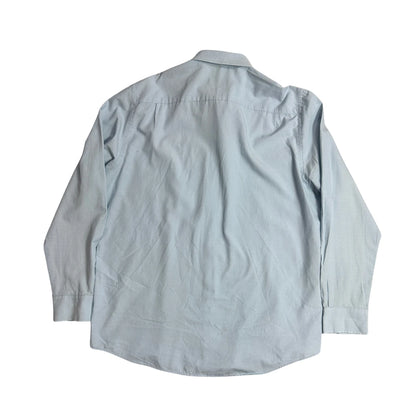 Light Blue Micro-Texture Formal Shirt 👔(XL)