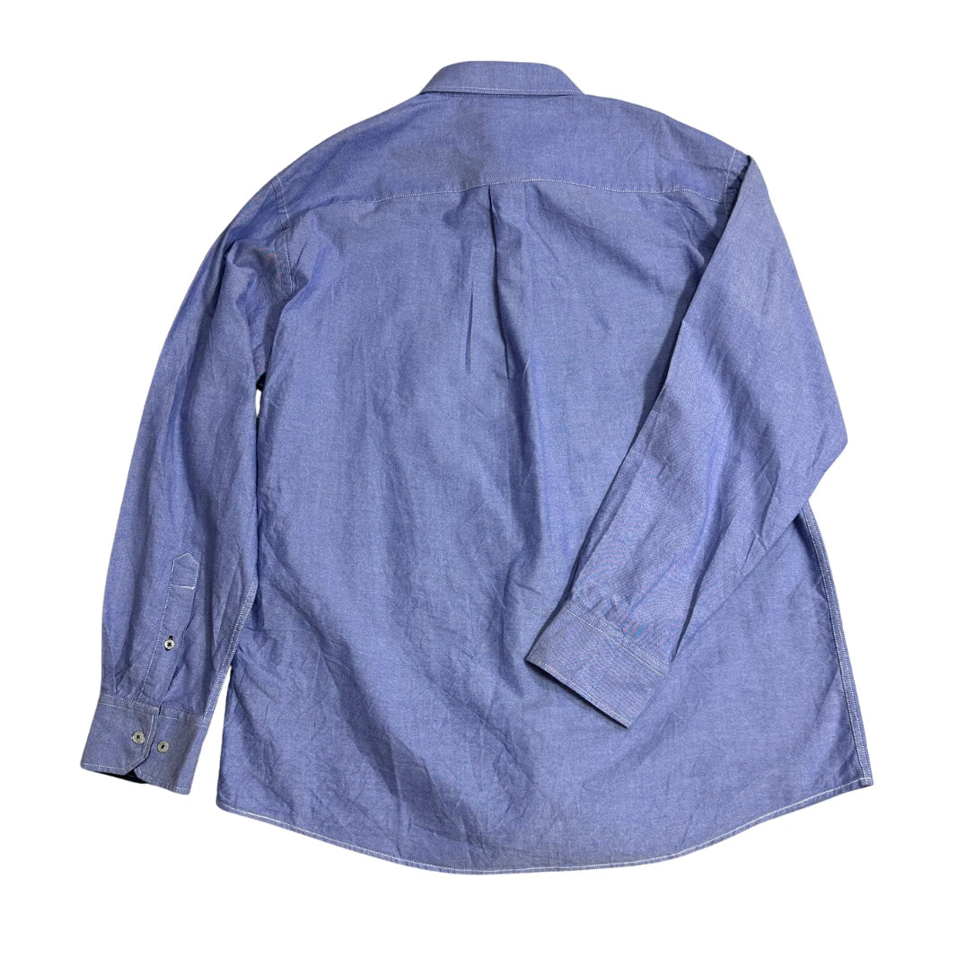 Blue Oxford Style Casual Shirt 🔵(XL)