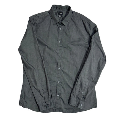 H&M® Charcoal Grey Easy Iron Formal Shirt 🖤(L)