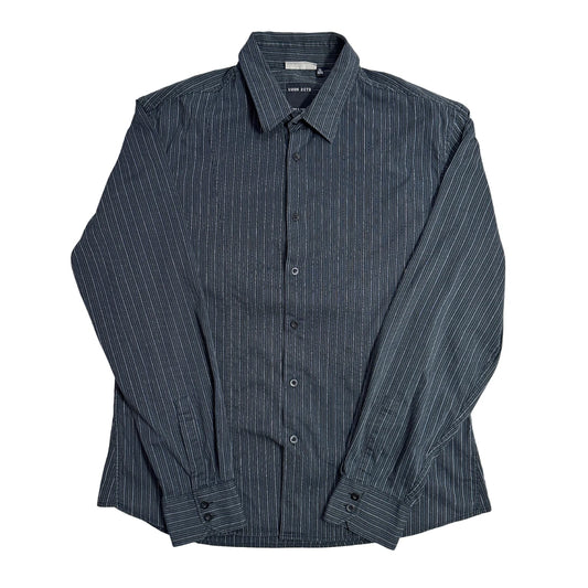Urban DSTR® Pinstripe Button-Up Shirt(XL)