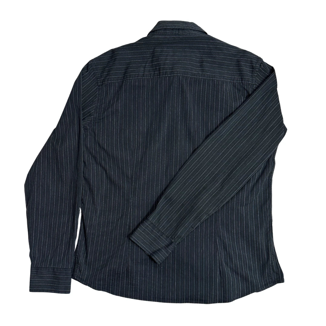 Urban DSTR® Pinstripe Button-Up Shirt(XL)