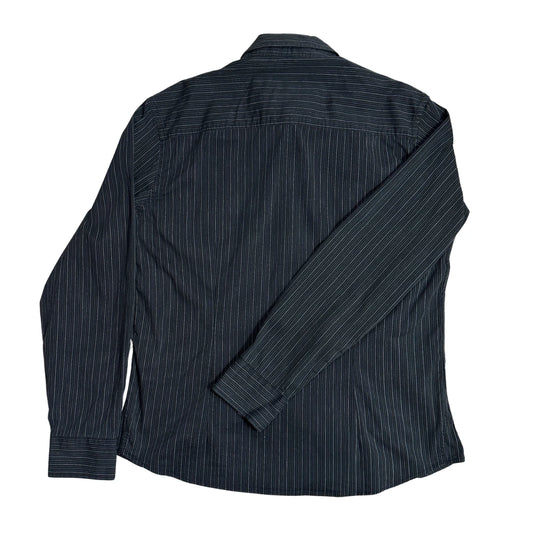 Urban DSTR® Pinstripe Button-Up Shirt(XL)
