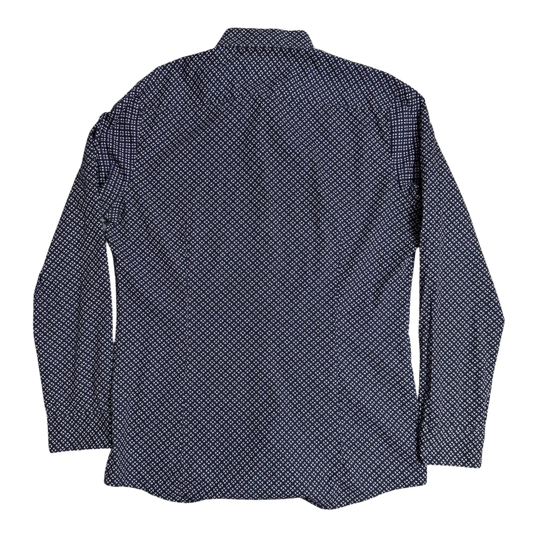 MarVelis®  Geometric Print Slim Shirt(L)