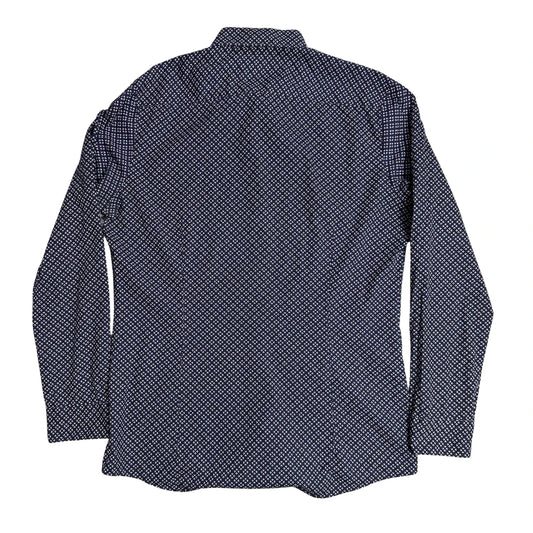 MarVelis®  Geometric Print Slim Shirt(L)