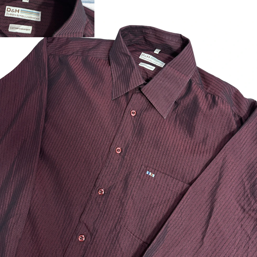 D&H® Cotton Comfort Textured Formal Shirt(XL)