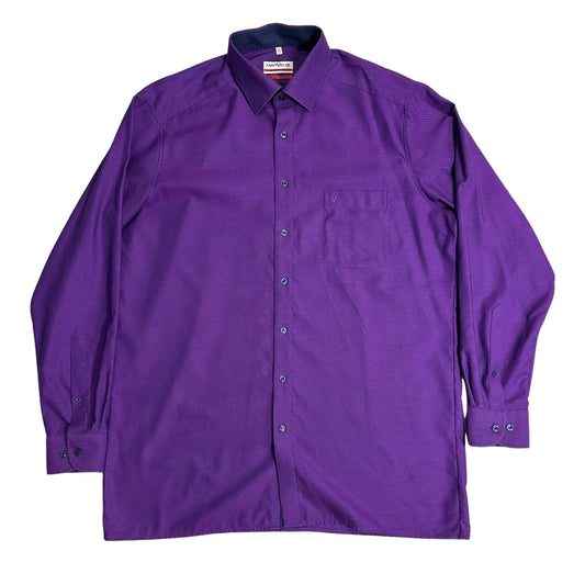 MarVelis® Purple Modern Fit Formal Shirt – 17 / 43(XL)