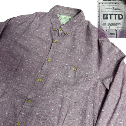 TTD Denim® Premium Printed Button-Down Casual Shirt