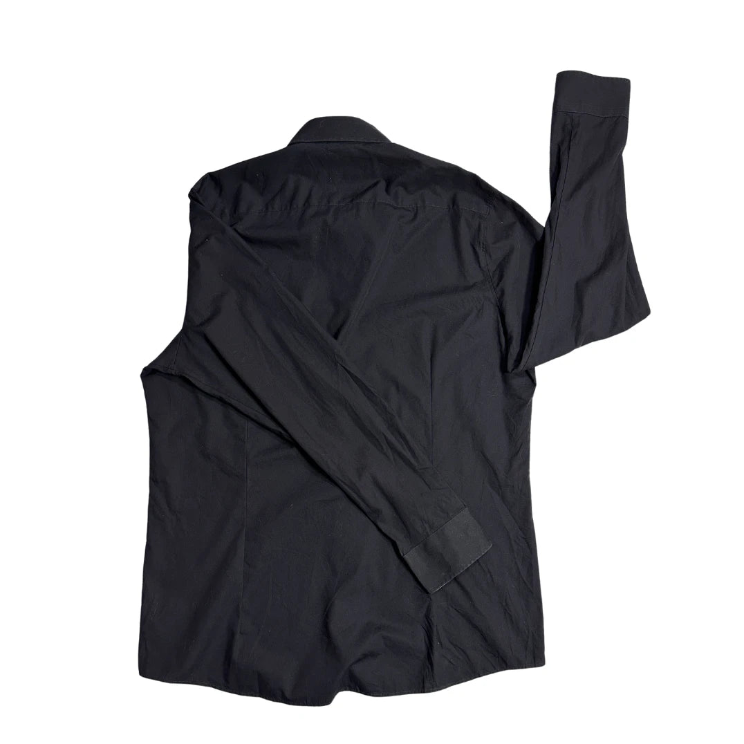 Pure® Black Slim Fit Formal Shirt 🖤(XL)