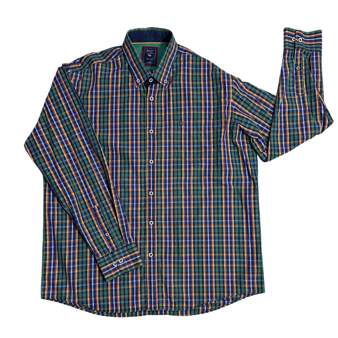 Armas® Multicolor Check Casual Shirt 🌈(XL)