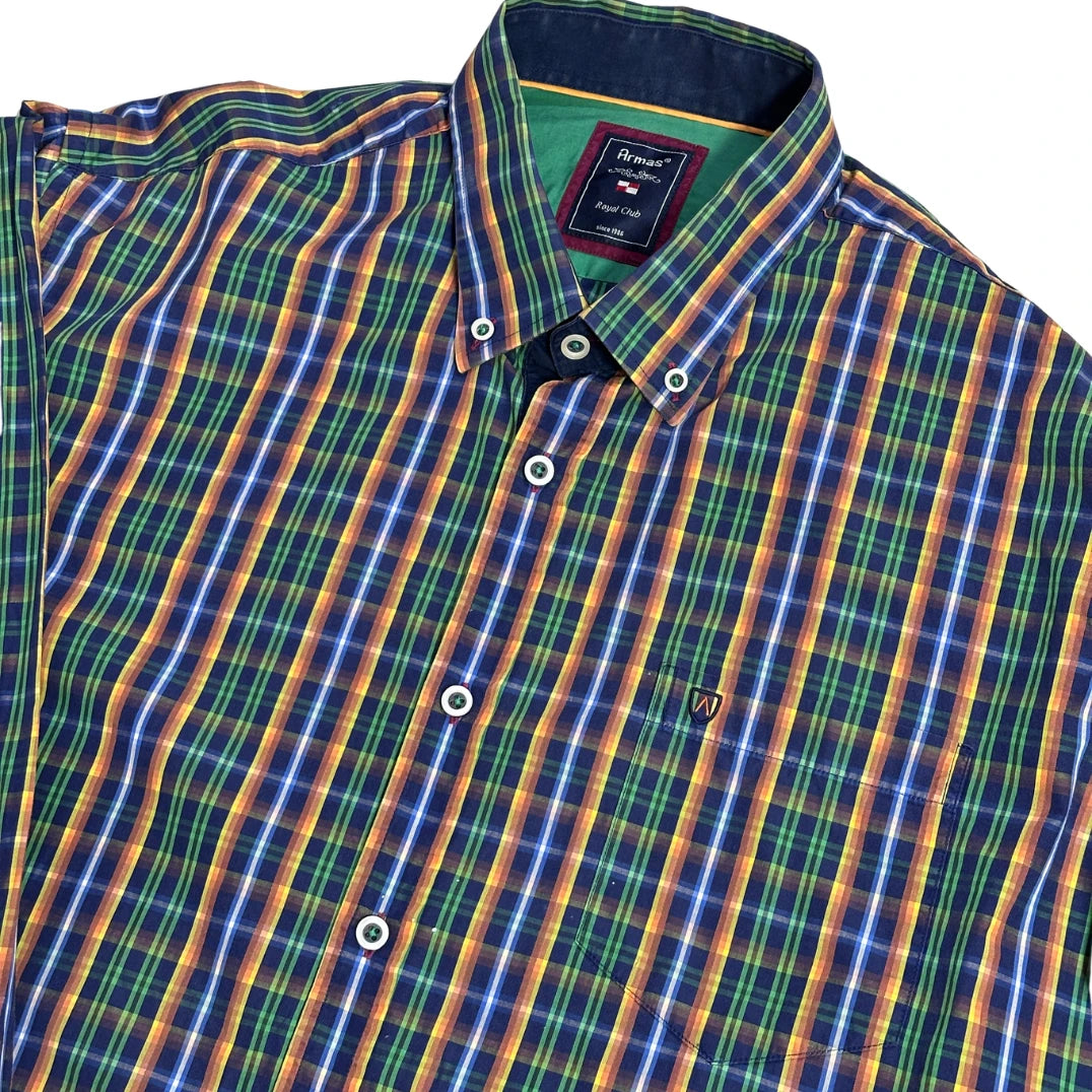 Armas® Multicolor Check Casual Shirt 🌈(XL)