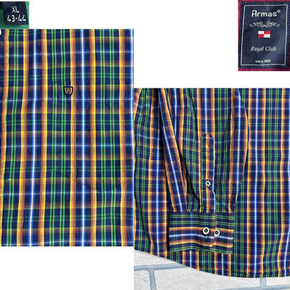 Armas® Multicolor Check Casual Shirt 🌈(XL)