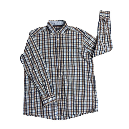 Casa Moda® Checked Comfort Shirt 🤎(XL)