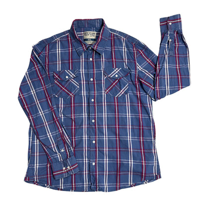 Ben Stone® Checked Dual Pocket Casual Shirt(2XL)