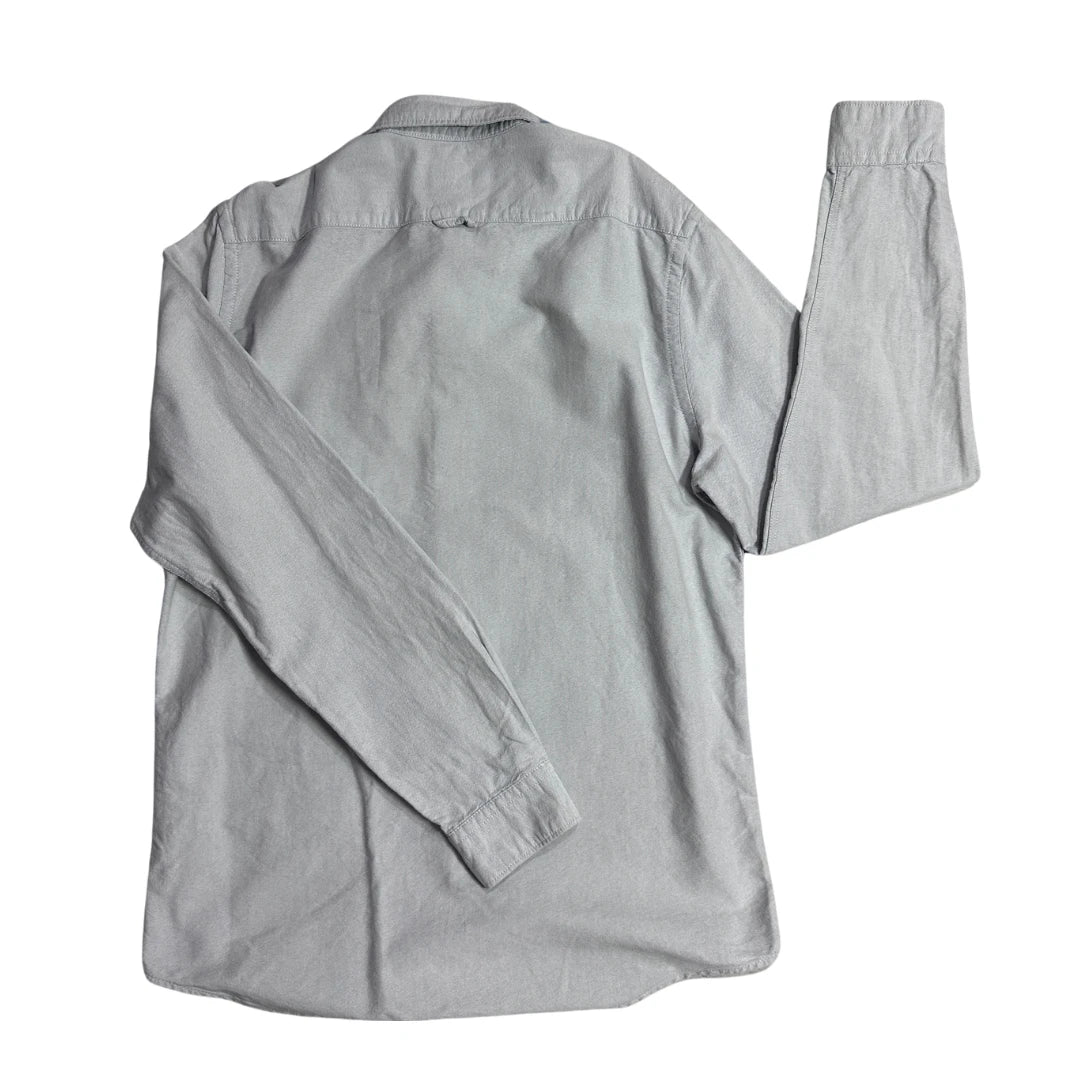 H&M® Light Grey Oxford Button Down Shirt(S)