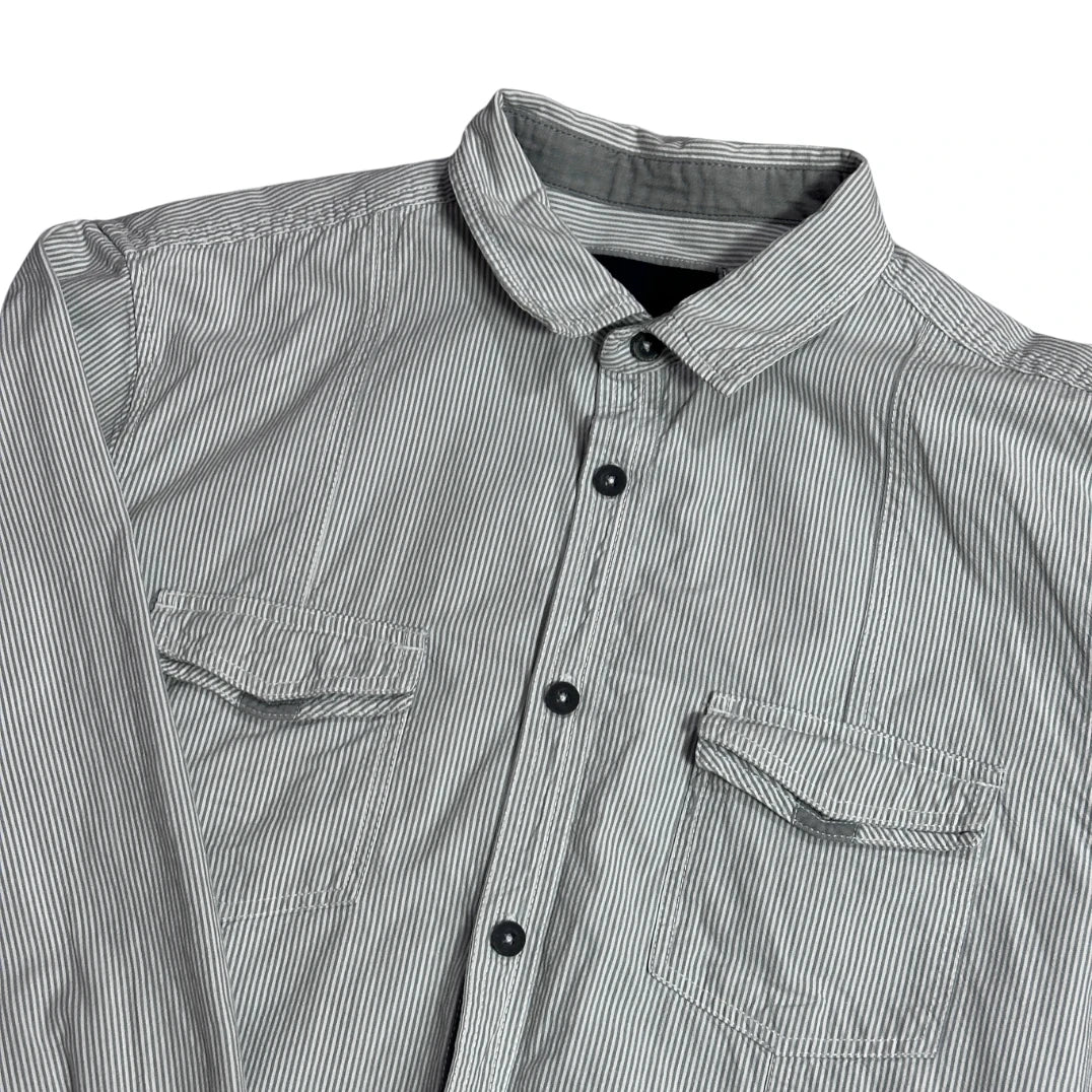 Clockhouse® Fine Stripe Utility Shirt(XL)