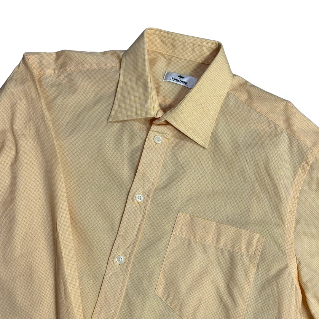 Kingfield® Pastel Yellow Formal Shirt(L)