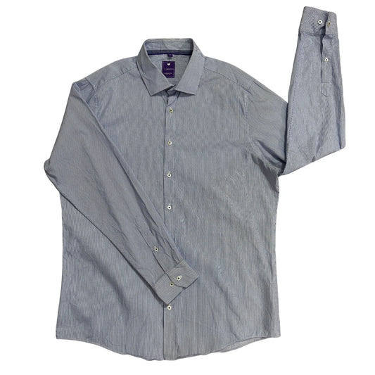 Redmond® Men’s Pinstripe Slim Fit Formal Dress Shirt – XL