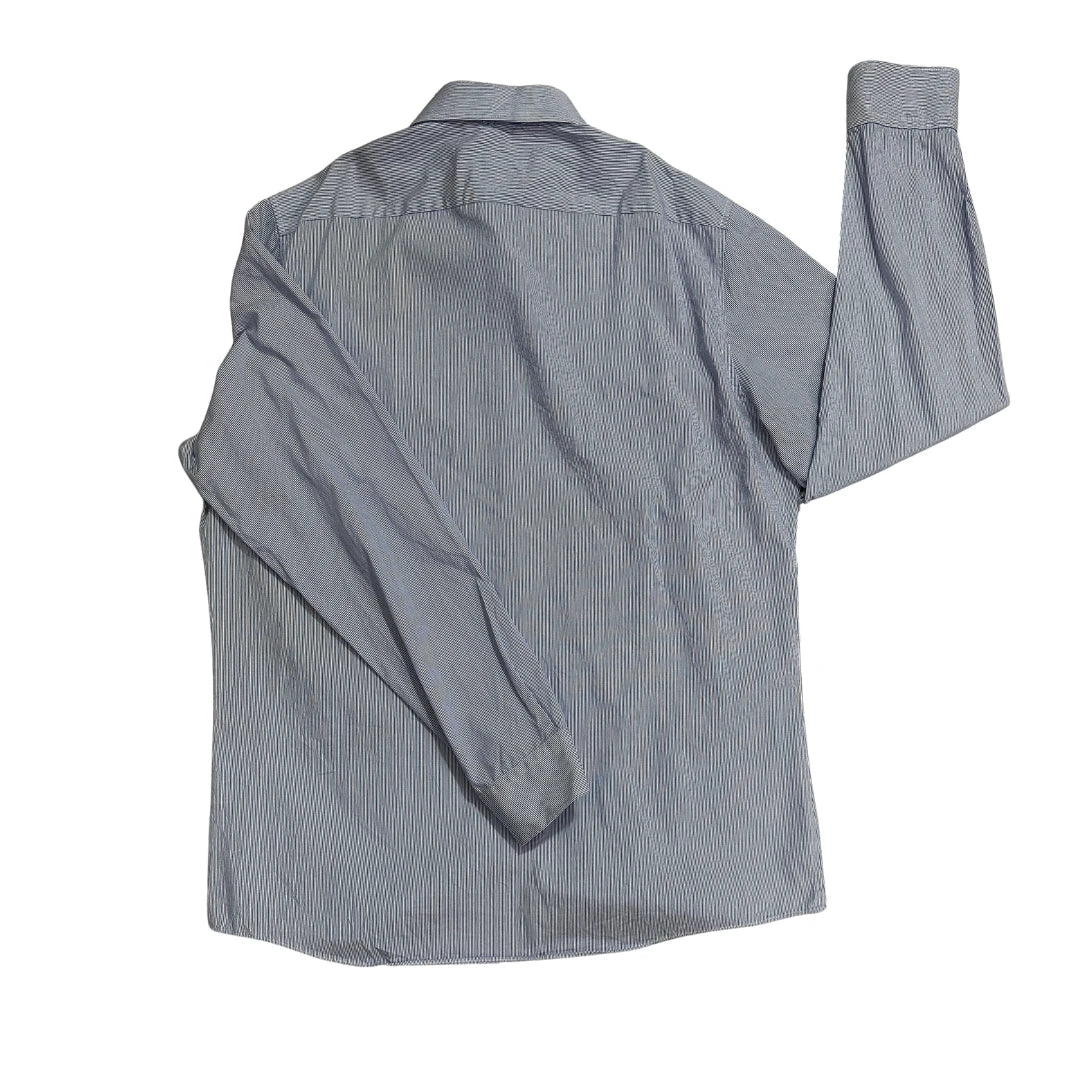 Redmond® Men’s Pinstripe Slim Fit Formal Dress Shirt – XL