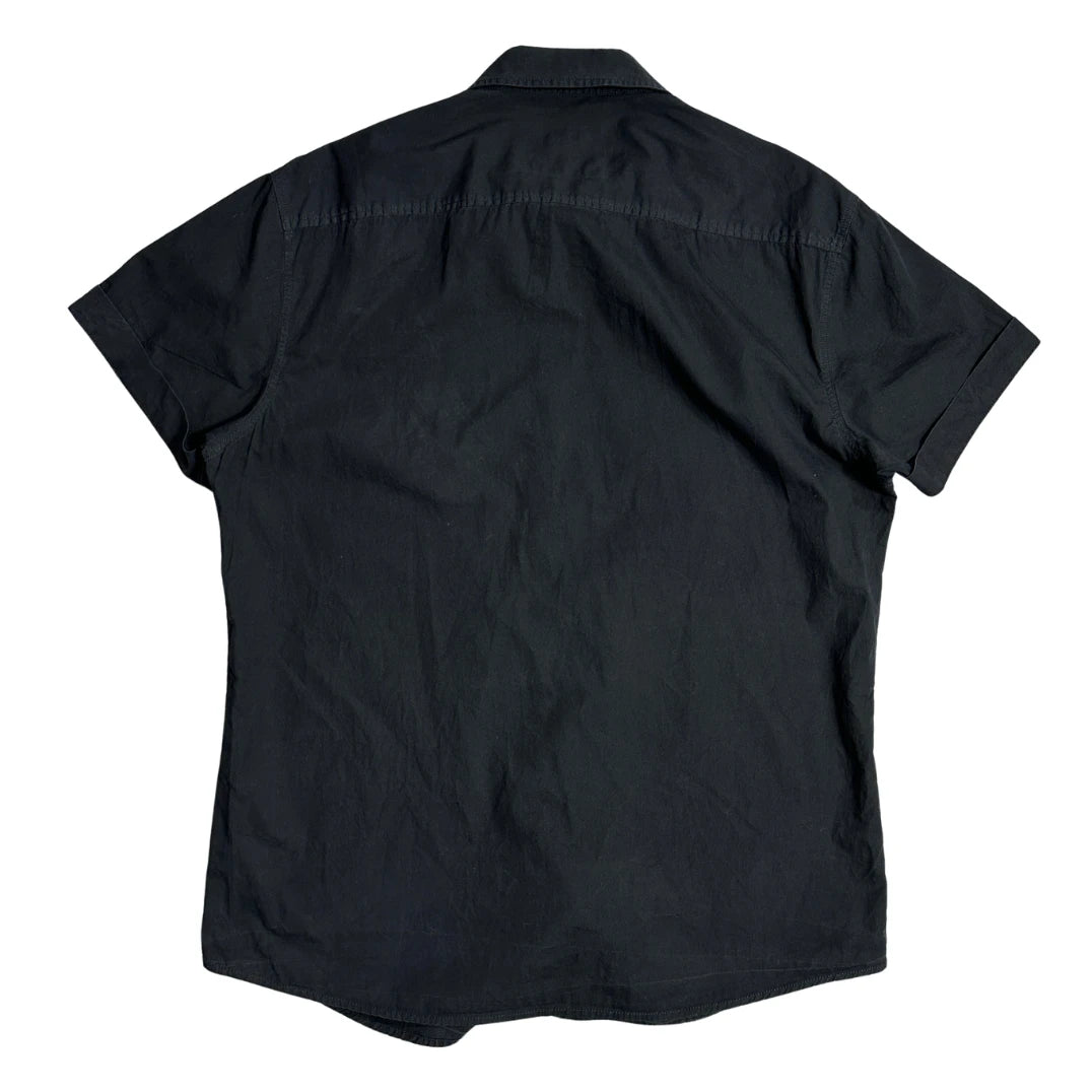 Bruno Banani® Embroidered Black Statement Shirt(L)