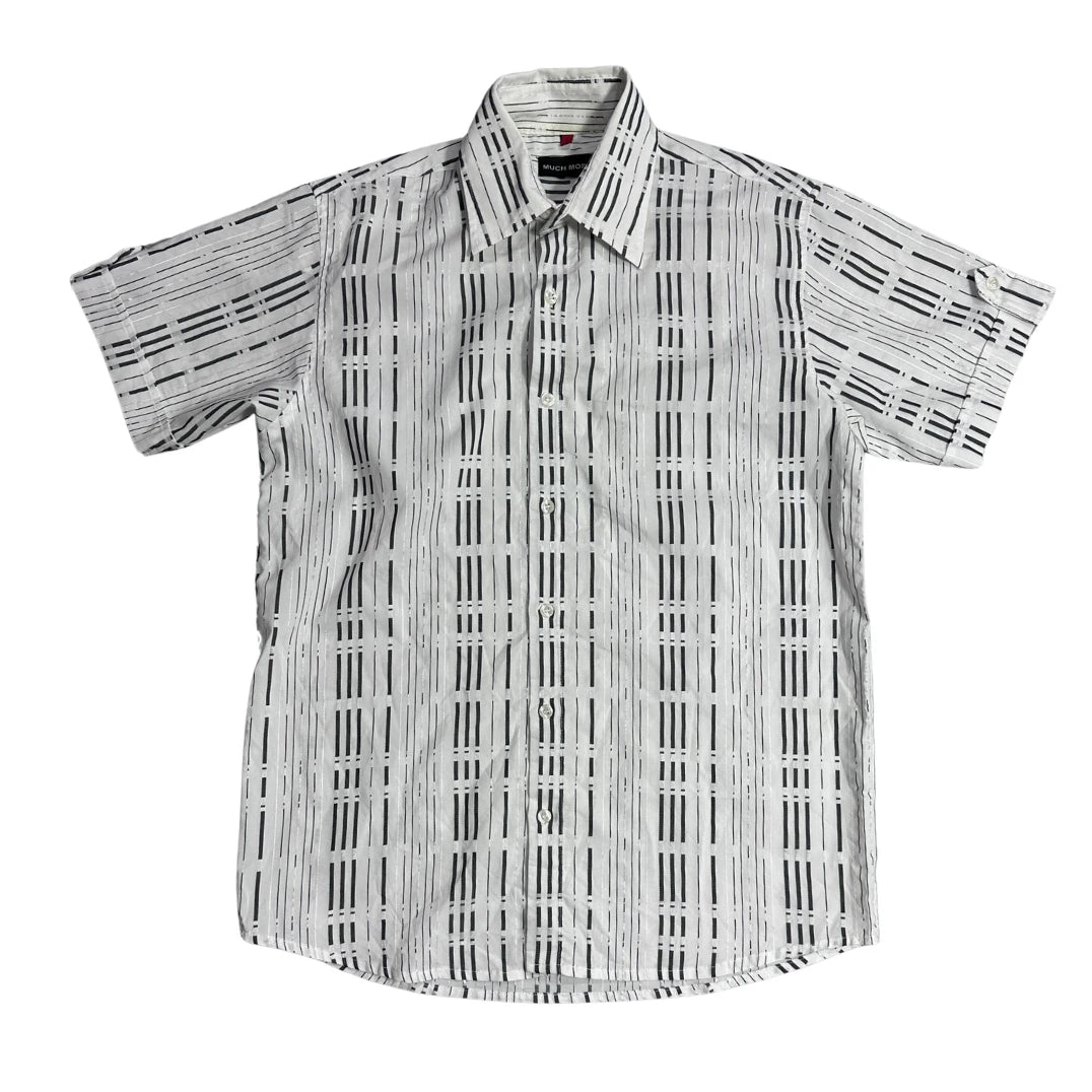 Much More® Monochrome Pattern Short Sleeve Shirt(S)